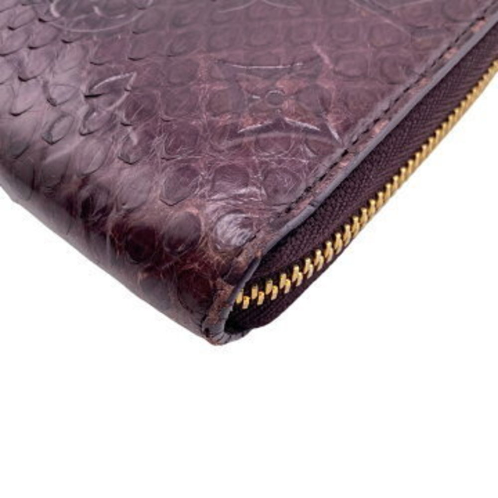 Louis Vuitton Wallet Zippy Python Long Wallet Pur… - image 8
